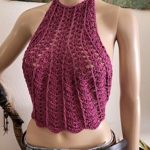 Crochet shell top